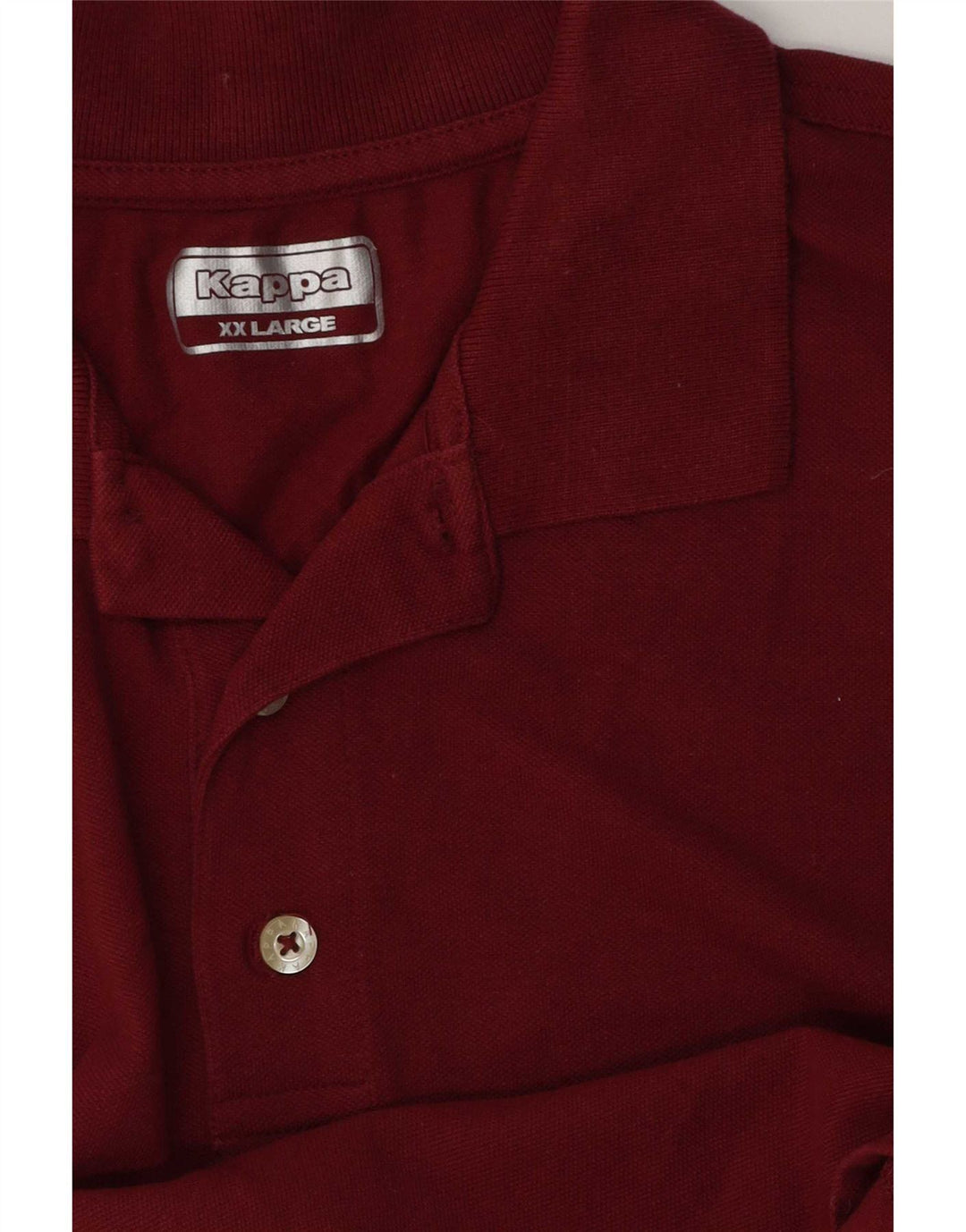 Męska koszulka polo Kappa 2XL w kolorze bordowym