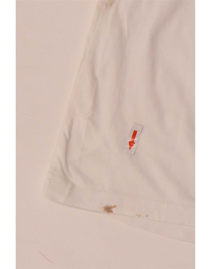 Damska koszulka graficzna Champion Top UK 12 Medium White