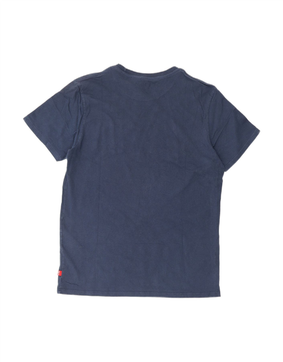 LEVI'S Mens Graphic T-Shirt Top Medium Navy Blue Cotton