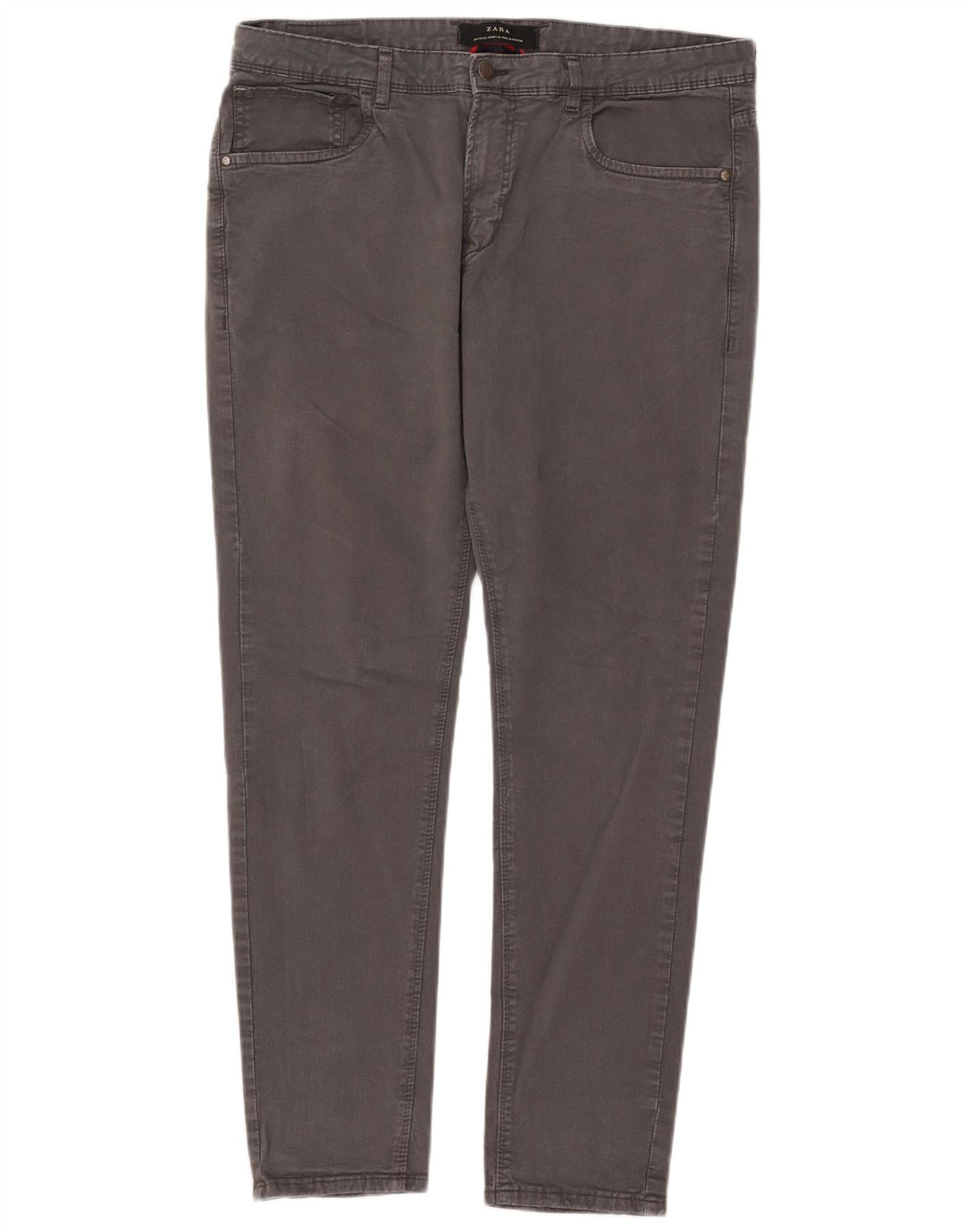Męskie jeansy slim fit Zara EU 44 Large W34 L29 Szara bawełna
