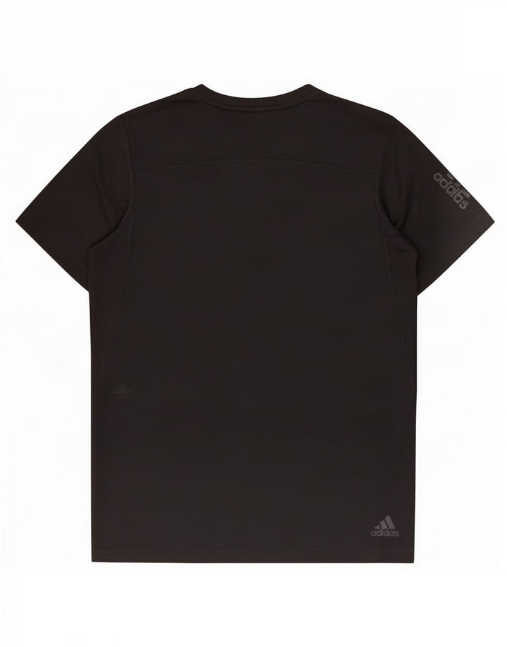 Męska koszulka Adidas Aeroready Top, średni czarny poliester