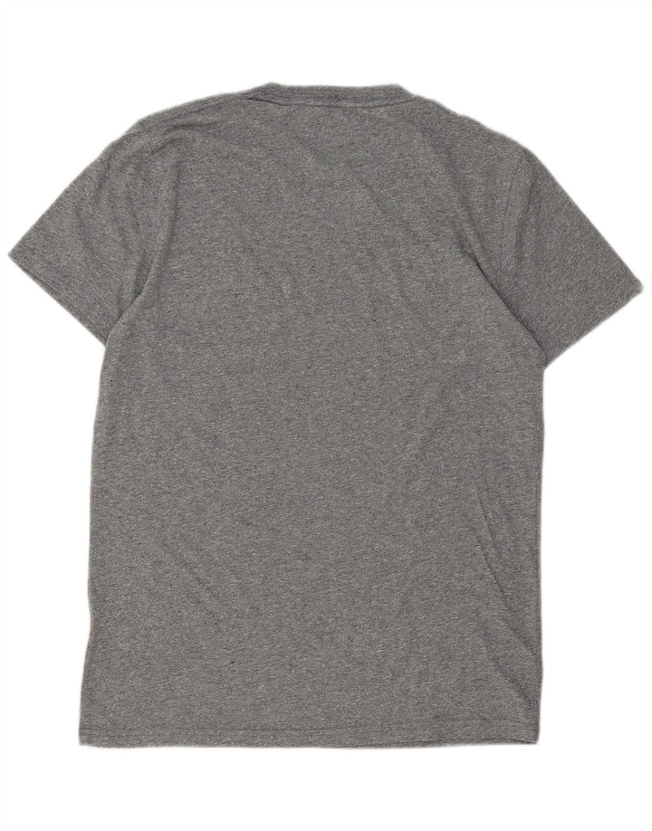 T-shirt męski Hollister, mały, szary, nakrapiany
