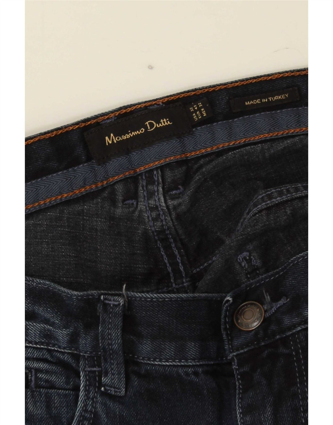 Jeansy męskie Massimo Dutti EU 42 Large W32 L32 Granatowe