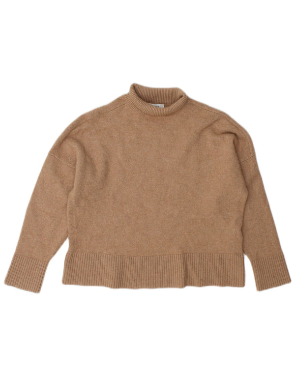 Sweter damski Reiss z okrągłym dekoltem, UK 6 XS, beżowa wełna