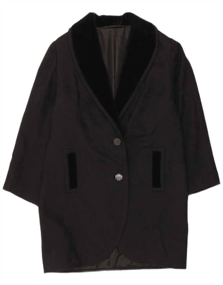 Płaszcz damski VINTAGE UK 18 XL czarny