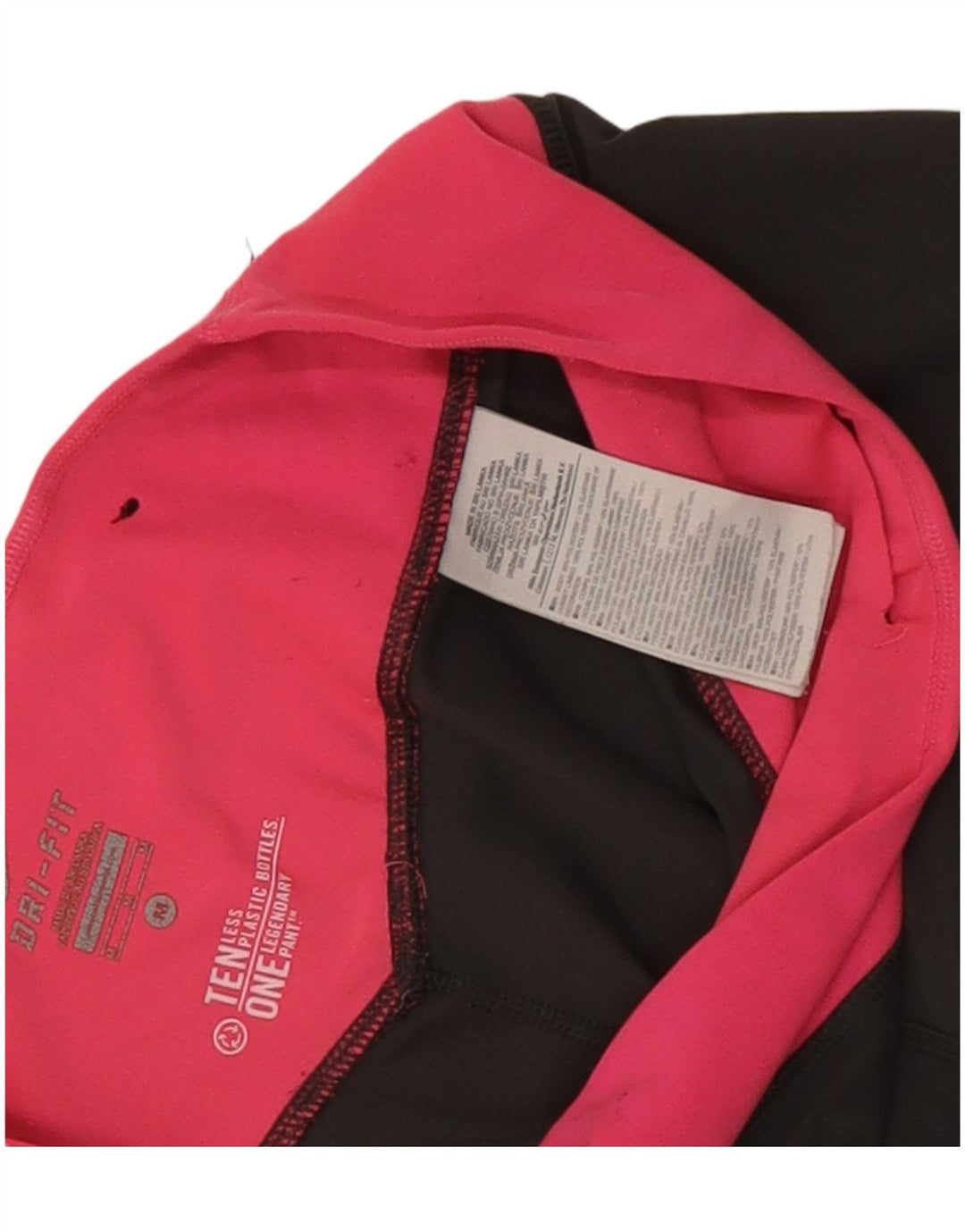 Damskie legginsy Nike Dri Fit Capri UK 12, poliester w kolorze średnioszarym