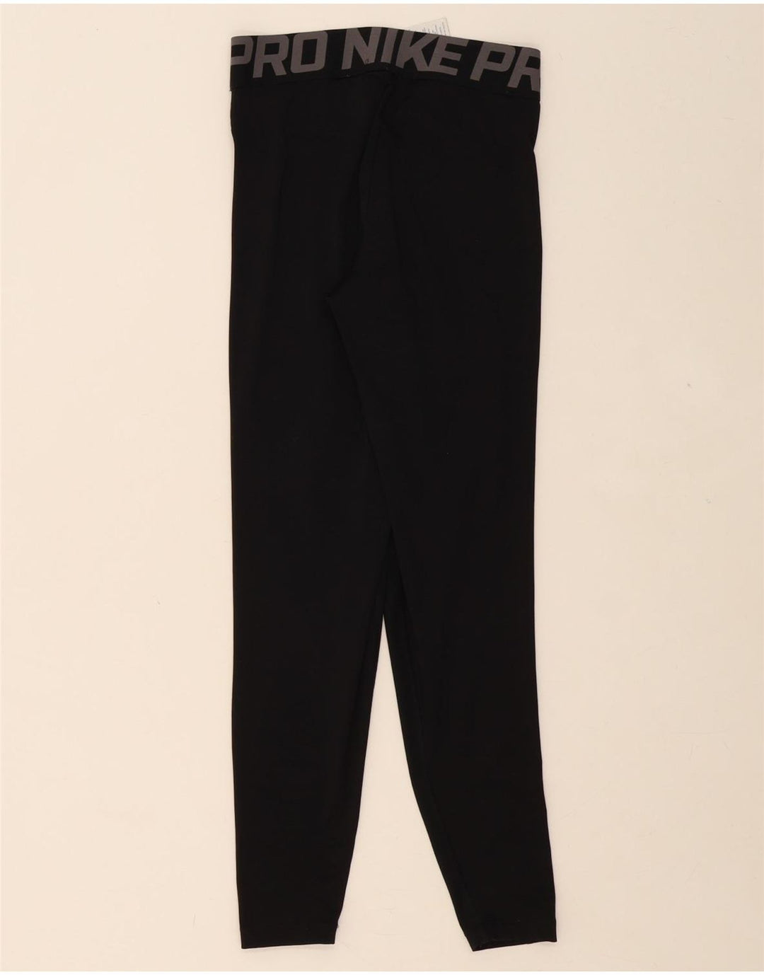 NIKE Womens Graphic Leggings UK 6 XS  Black Polyester Vintage Nike and Second-Hand Nike from Messina Hembry 