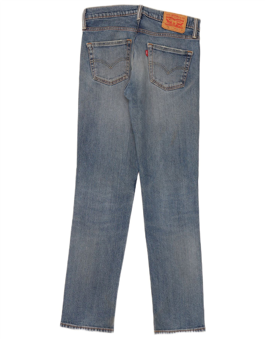 Męskie jeansy Levi's 511 Slim W30 L32 Niebieska bawełna