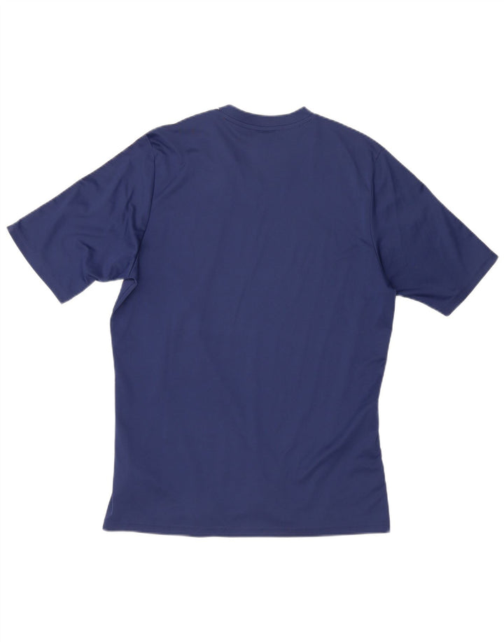 Adidas Męski T-shirt Top Duży Granatowy Poliester