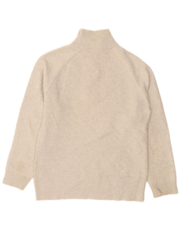Sweter damski Reiss z zamkiem błyskawicznym UK 18 XL, beżowy, wełniany