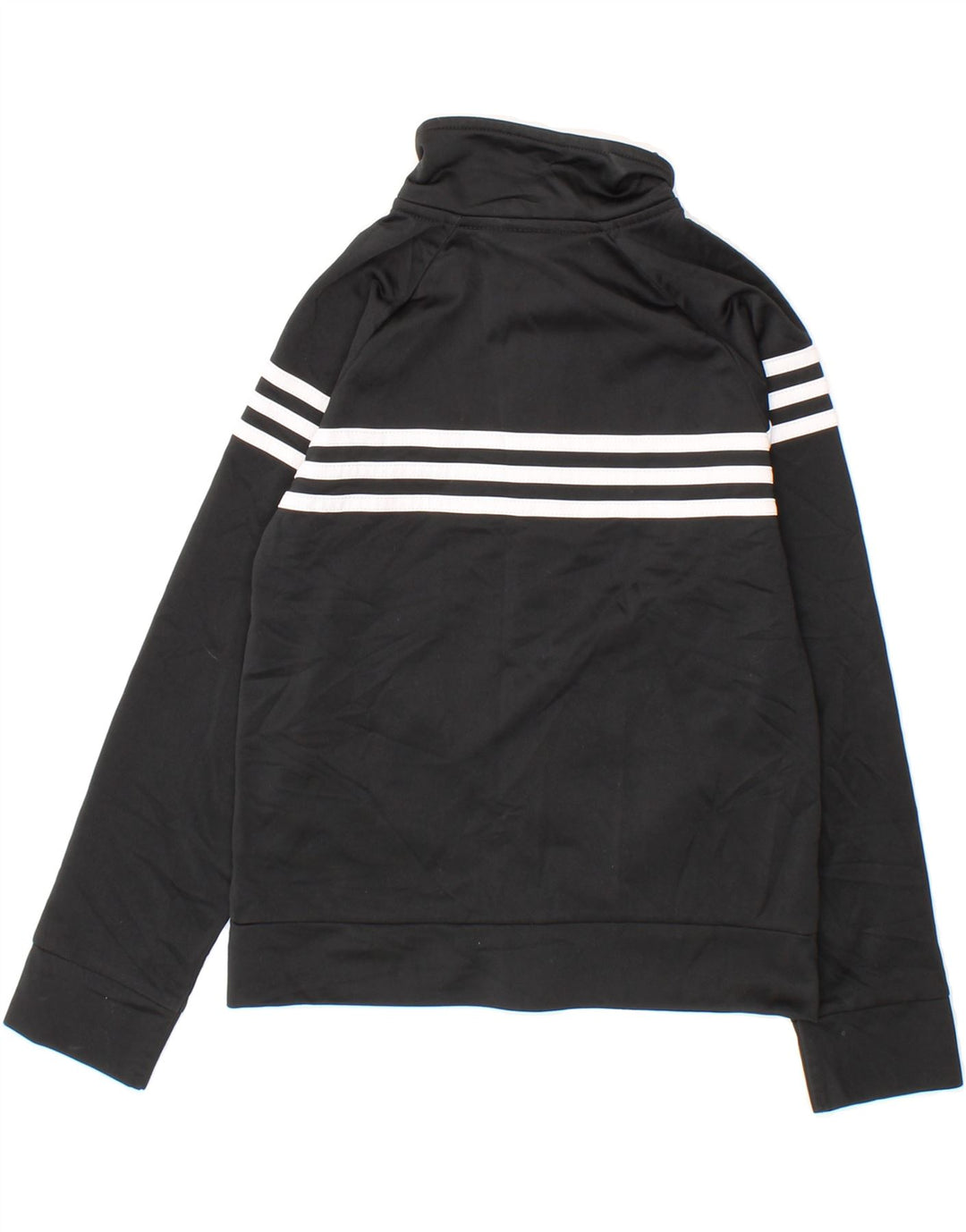 ADIDAS Boys Tracksuit Top Jacket 7-8 Years Small  Black Polyester Vintage Adidas and Second-Hand Adidas from Messina Hembry 