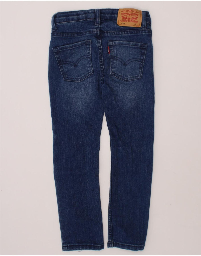 LEVI'S Boys 510 Skinny Jeans 4-5 Years W22 L17 Blue Cotton Vintage Levi's and Second-Hand Levi's from Messina Hembry 