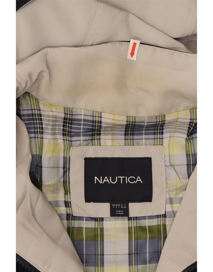 Damska kurtka wiatrówka typu oversize NAUTICA UK 16, duża, granatowa