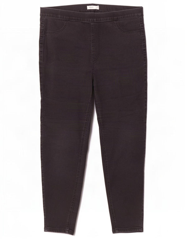 Marks & Spencer Damskie jeansy Jegging UK 16 Large W34 L32 Czarna bawełna