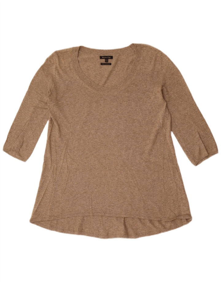 Damski top Massimo Dutti z rękawem 3/4 UK 10, mały, brązowy