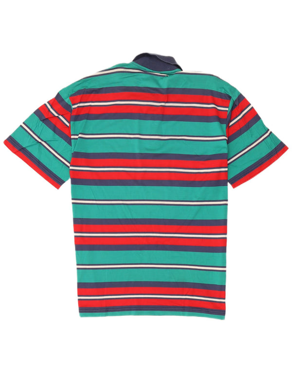 Męska koszulka polo do rugby w stylu vintage, XL, wielobarwna, bawełniana w paski