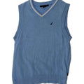 NAUTICA Boys Vest Tank Top 6-7 Years Blue Cotton Vintage Nautica and Second-Hand Nautica from Messina Hembry 