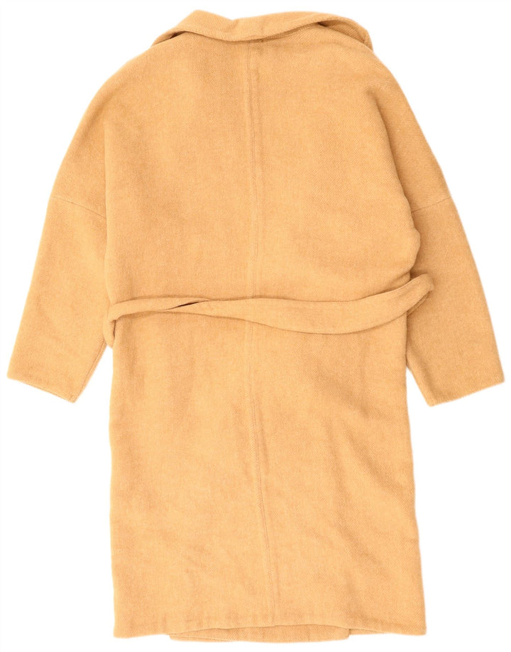 BENETTON Damski płaszcz otwarty UK 18 XL, brązowy, poliester