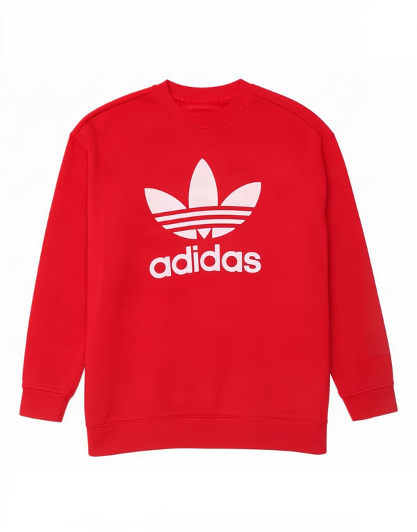 Damska bluza Adidas Graphic Oversized Sweter UK 10 Small Pink Cotton