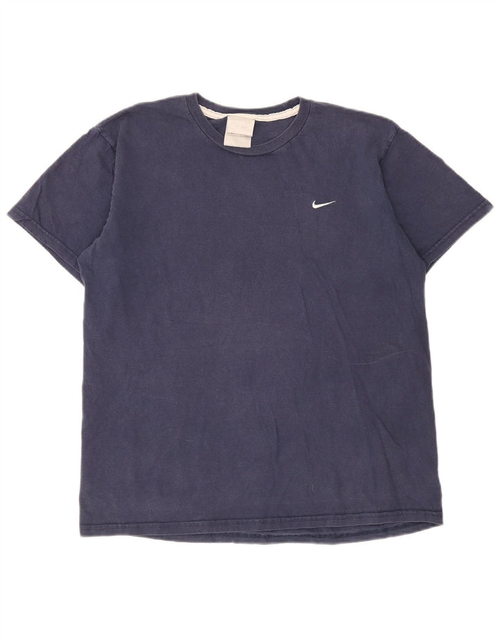 T-shirt męski Nike, średni, granatowy, bawełniany