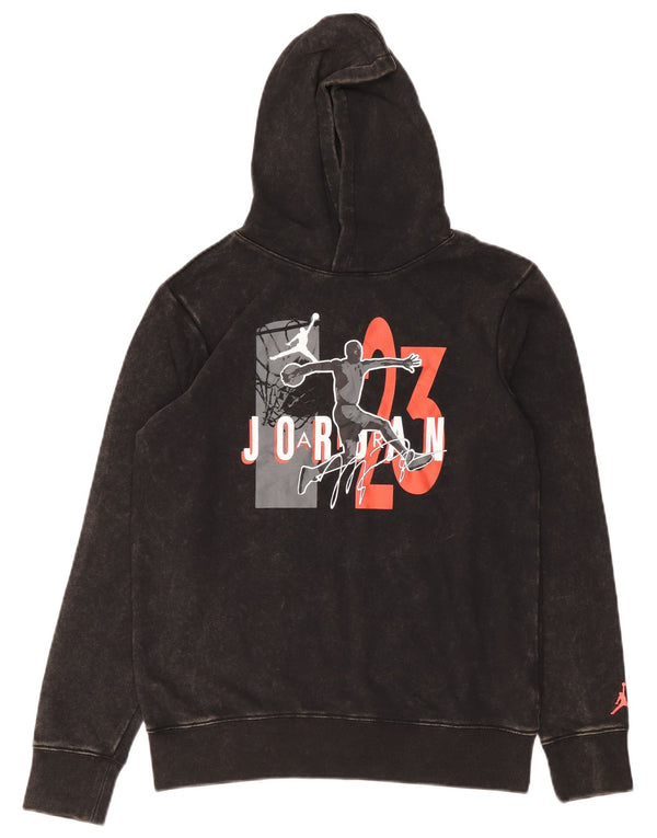 Chłopięcy sweter z kapturem i grafiką Jordan 13-14 lat XL, czarny, bawełniany