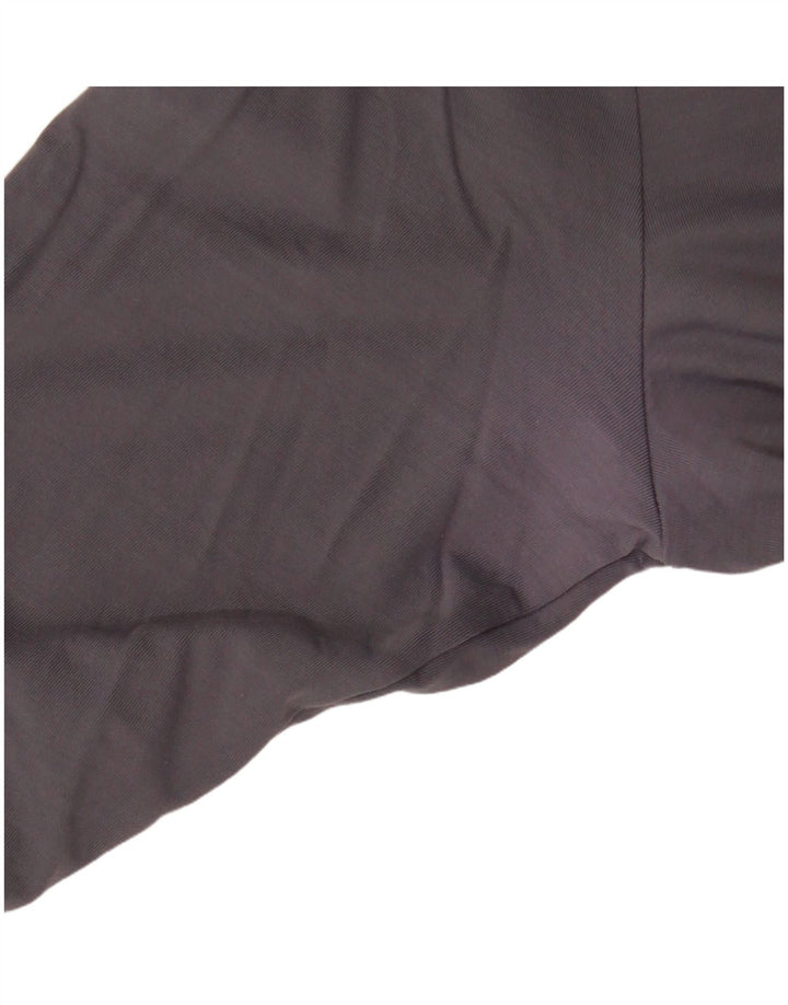 Damska sukienka t-shirtowa Guess z graficznym rękawem 3/4 UK 12, średni szary poliamid