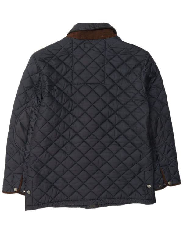 Crew Clothing Męska pikowana kurtka UK 44 2XL Granatowy nylon