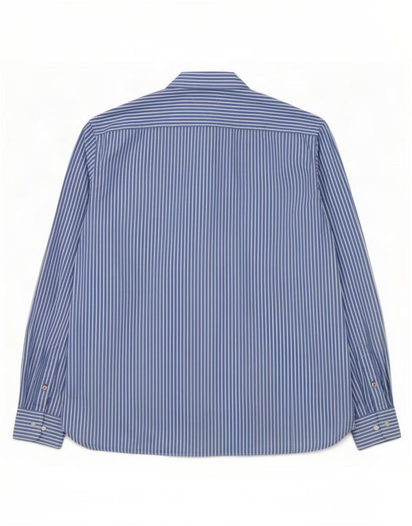 Koszula męska Tommy Hilfiger XL, niebieska, bawełniana w prążki