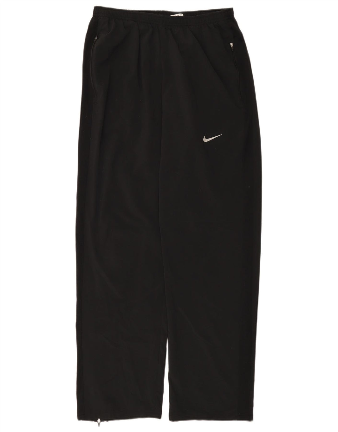 Damskie spodnie dresowe Nike Dri Fit UK 16, duże, czarne, poliestrowe