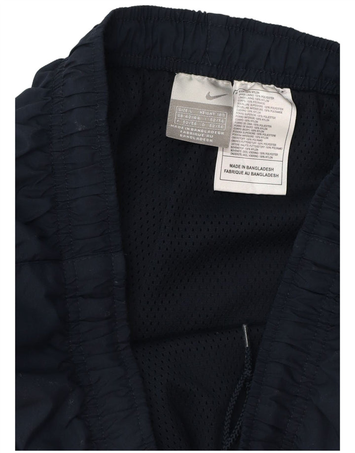 Męskie spodnie dresowe NIKE Joggers UK 42/44, duży granatowy poliester