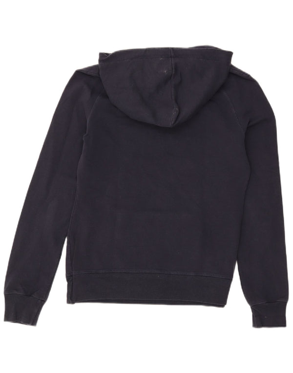 Damski sweter z kapturem Converse Graphic UK 10, mały, granatowy, bawełniany