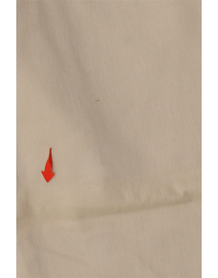 Damskie zwężane spodnie codzienne z wysokim stanem ARIZONA W28 L28 Beżowa bawełna