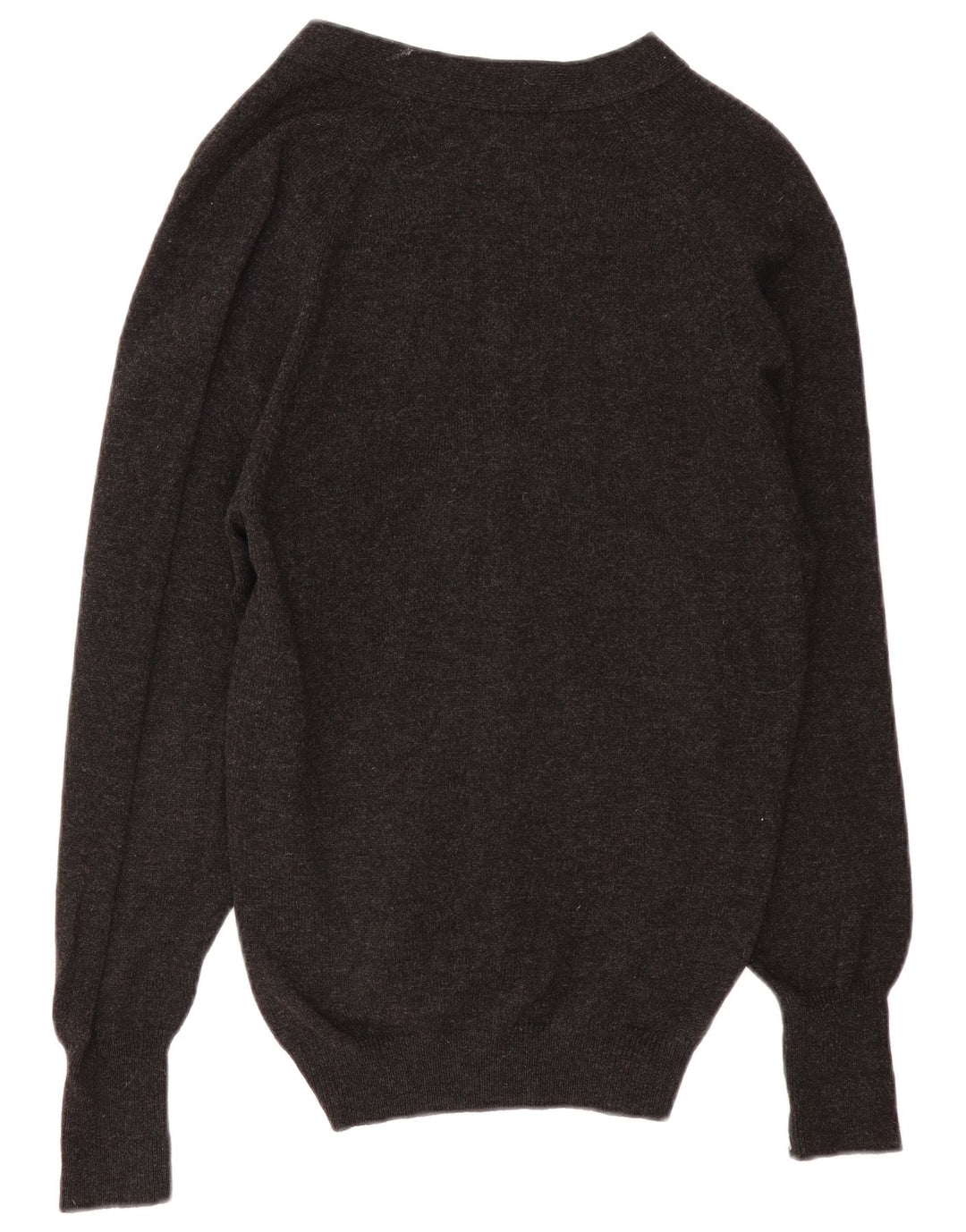 MARKS & SPENCER Męski sweter rozpinany EU 46 XL Szara wełna owcza