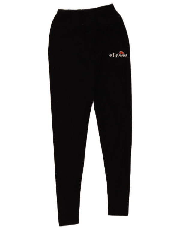 Damskie legginsy Ellesse Graphic UK 10 Small, czarne, bawełniane