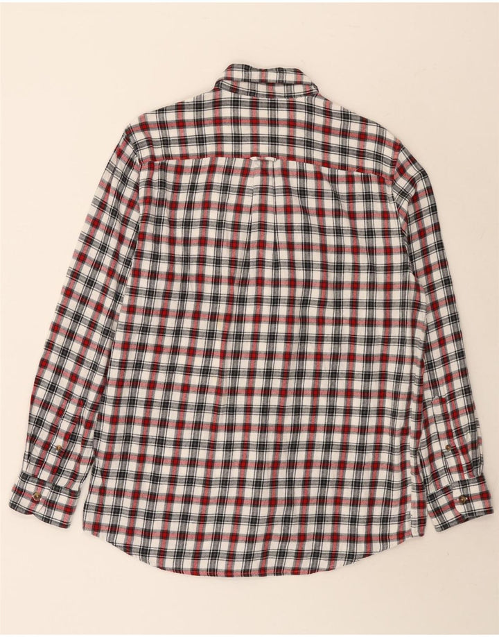 Męska koszula flanelowa Chaps, średnia, wielobarwna, bawełniana krata
