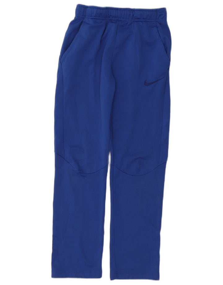 NIKE Womens Tracksuit Trousers UK 18 XL  Blue Polyester