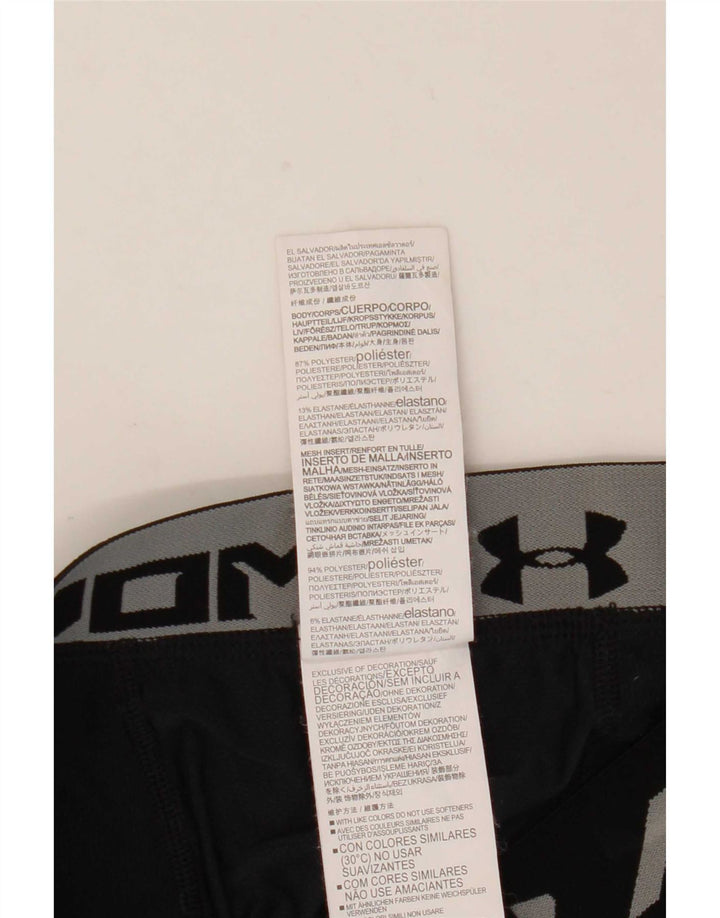 Męskie legginsy z grafiką Under Armour Cold Gear, duże, czarne, poliestrowe
