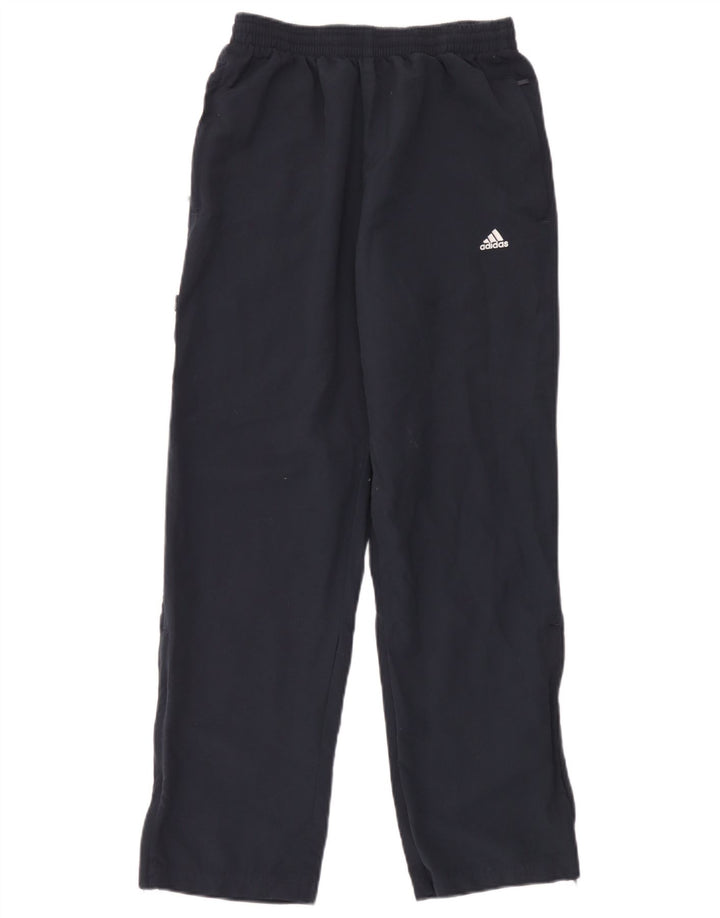 Męskie spodnie dresowe Adidas, małe, granatowe, poliestrowe