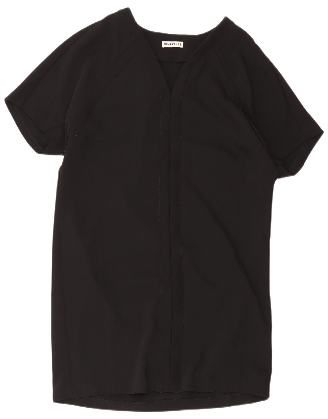Whistles Damska sukienka typu oversize typu shift UK 12, średni czarny poliester