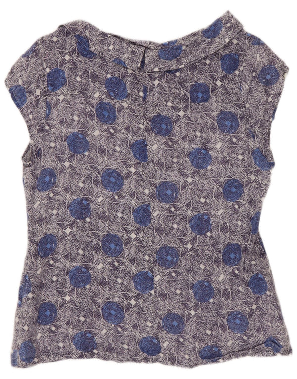 Bluzka damska White Stuff Top UK 10 Small Blue Floral Linen