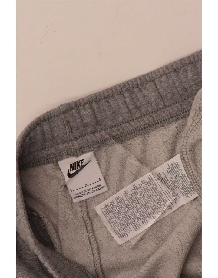 Męskie spodnie dresowe Nike, duże, szare, bawełniane