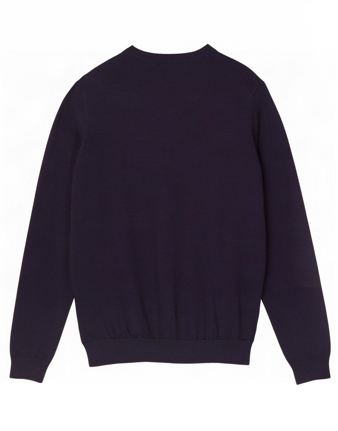Marks & Spencer Męski sweter z dekoltem w łódkę, średni granat, wełna merynosów