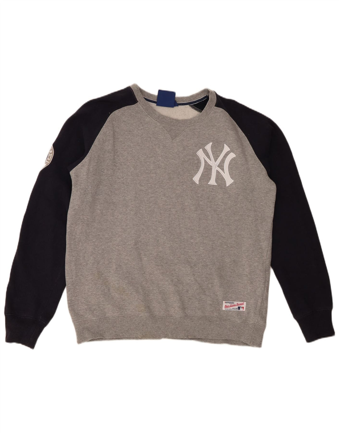 Bluza damska MAJESTIC New York Yankees UK 16, duża, szara