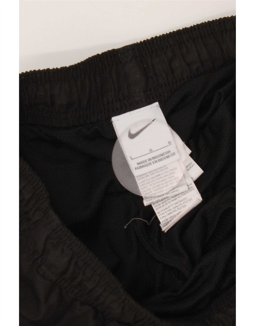 Męskie spodenki sportowe Nike, duże, czarne, poliestrowe