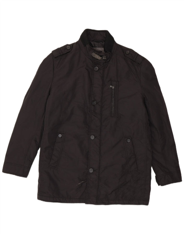 Męska kurtka użytkowa Hugo Boss UK 54 2XL Czarny poliamid