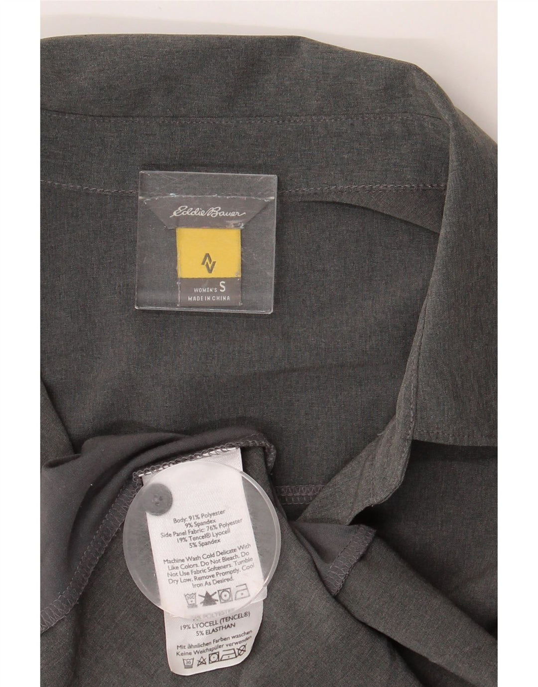 EDDIE BAUER Womens Sleeveless Pullover Shirt Dress UK 10 Small Grey Vintage Eddie Bauer and Second-Hand Eddie Bauer from Messina Hembry 