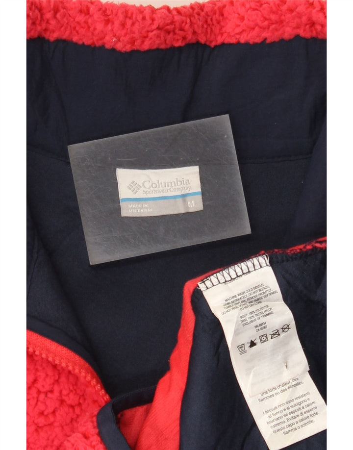 Damska kurtka polarowa Columbia UK 14, średni różowy poliester