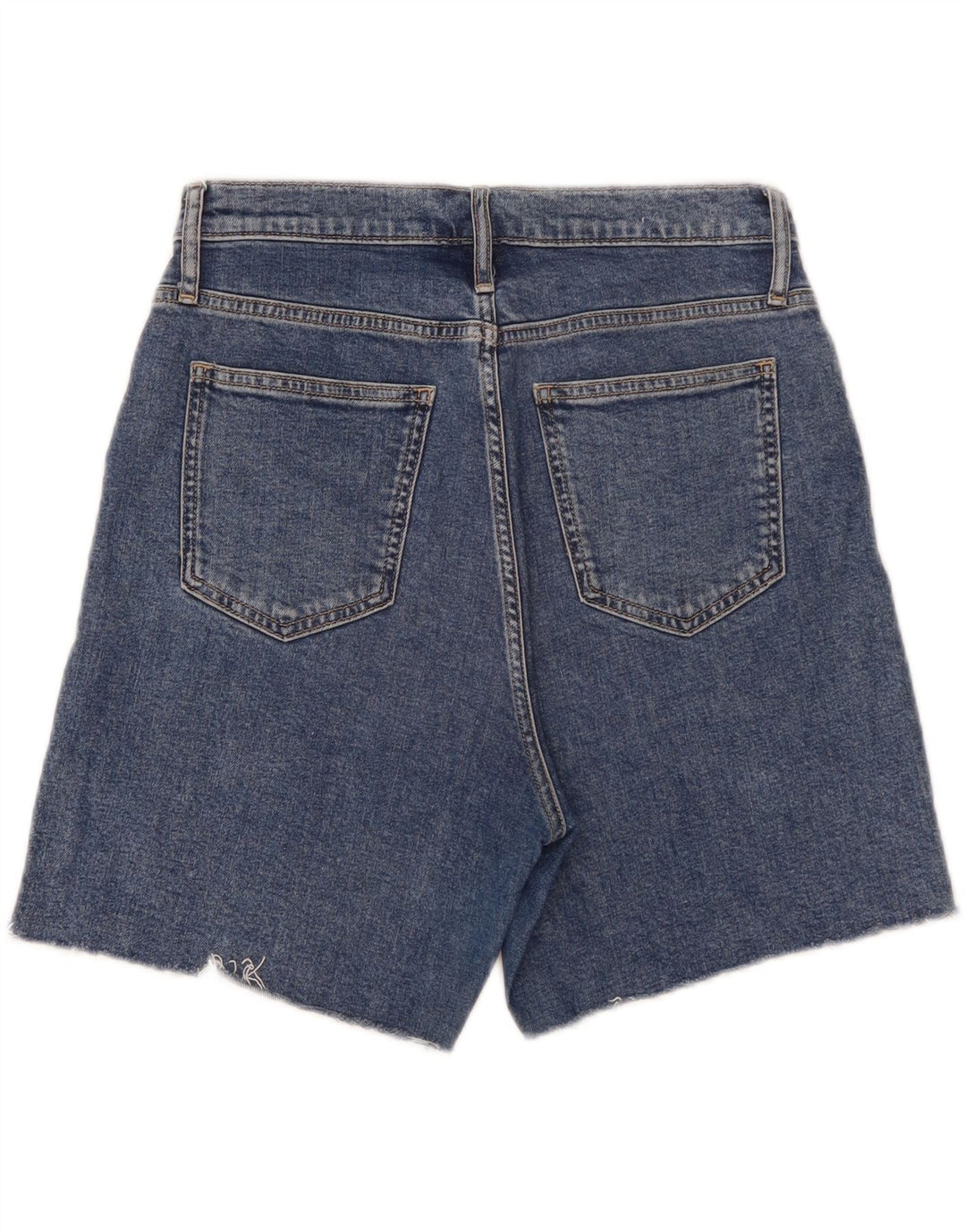 Damskie spodenki jeansowe CALVIN KLEIN Mom Jean W30 Średnioniebieskie, bawełniane