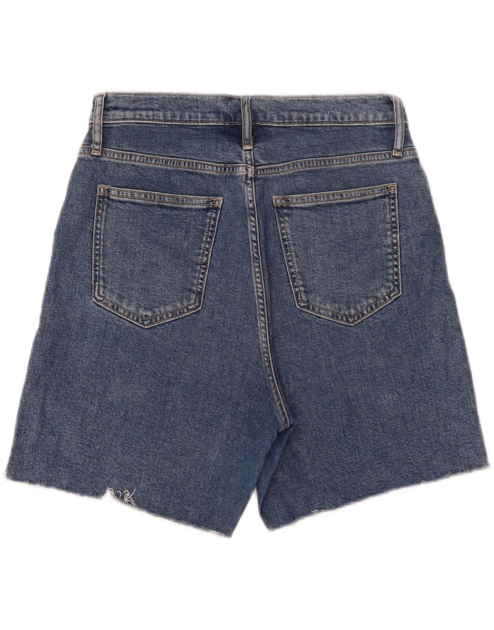 Damskie spodenki jeansowe CALVIN KLEIN Mom Jean W30 Średnioniebieskie, bawełniane