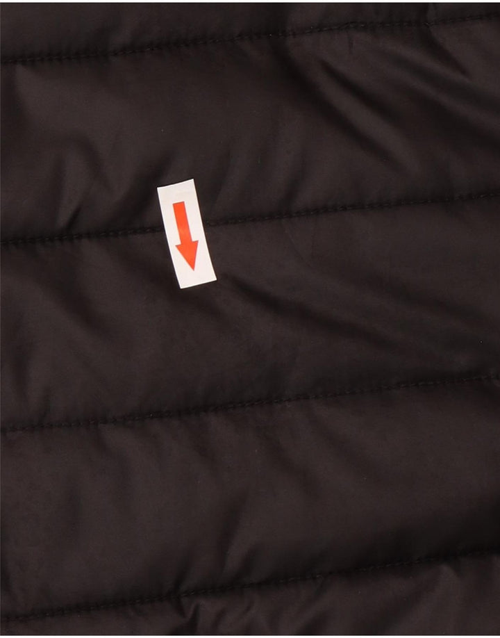 Męska ocieplana kurtka Ellesse Graphic UK 40, duża, czarna, poliestrowa